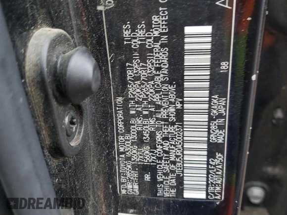 2010 Toyota 4Runner Trail with VIN JTEBU5JR0A5002371, listed as a Copart auction lot 60871795 with 169,676 mi miles and Salvage title. Bid and sale history available at DreamBid. Image 13.