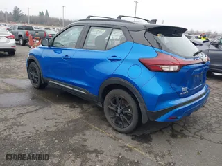 2022 Nissan Kicks SR with VIN 3N1CP5DVXNL507366, listed as a IAAI auction lot 41302567 with 43,268 mi miles. Bid and sale history available at carsss.com. Image 3.