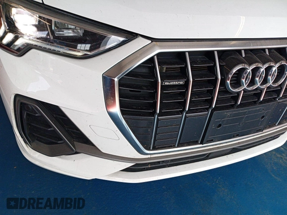 2023 Audi Q3 S line Premium with VIN WA1DECF34P1100929, listed as a IAAI auction lot 42789881 with 52,586 mi miles and . Bid and sale history available at DreamBid. Image 20.