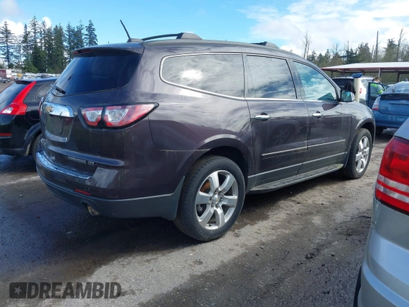 2016 Chevrolet Traverse LTZ with VIN 1GNKVJKDXGJ110887, listed as a IAAI auction lot 41981177 with 119,592 mi miles and . Bid and sale history available at DreamBid. Image 4.