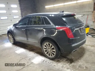 2017 Cadillac XT5 Platinum AWD with VIN 1GYKNFRS2HZ127285, listed as a Copart auction lot 83945154 with 93,191 mi miles and Salvage Title. Bid and sale history available at carsss.com. Image 2.