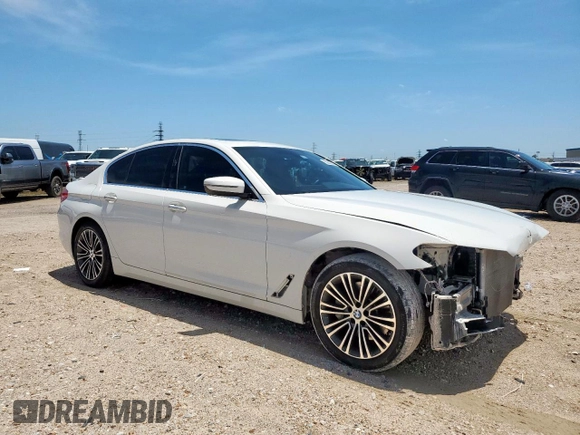 2018 BMW 5 Series 530i with VIN WBAJA5C55JG899661, listed as a Copart auction lot 58302215 with 62,112 mi miles and Salvage title. Bid and sale history available at DreamBid. Image 4.