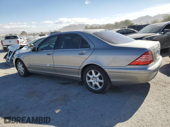 2006 Mercedes-Benz S 430 with VIN WDBNG83J46A479769, listed as a Copart auction lot 43659855 with 125,345 mi miles and Salvage Title. Bid and sale history available at carsss.com. Image 2.