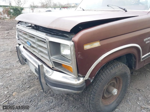 1986 Ford Bronco 4WD Custom with VIN 1FMDU15N8GLA87070, listed as a IAAI auction lot 41450747 with NaN miles. Bid and sale history available at carsss.com. Image 15.