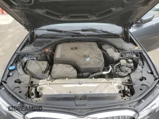 2019 BMW 3 Series 330i xDrive with VIN WBA5R7C54KAJ78726, listed as a Copart auction lot 49688165 with 51,481 mi miles and Salvage Title. Bid and sale history available at carsss.com. Image 11.