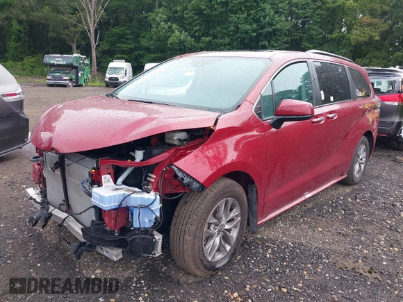 2023 Toyota Sienna XLE with VIN 5TDJSKFC8PS090968, listed as a IAAI auction lot 42736722 with 24,267 mi miles and . Bid and sale history available at DreamBid. Image 18.