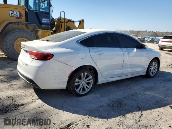 2015 Chrysler 200 Limited with VIN 1C3CCCAB4FN537606, listed as a Copart auction lot 48904065 with Not Provided miles and Clean Title. Bid and sale history available at DreamBid. Image 3.