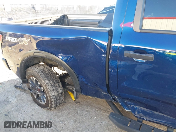 2023 Nissan Titan Pro-4X с VIN 1N6AA1FB8PN103810, выставлен на аукционе IAAI как лот 40437256 с пробегом 16 861 миль миль и . История ставок и продаж доступна на DreamBid. Изображение 6.