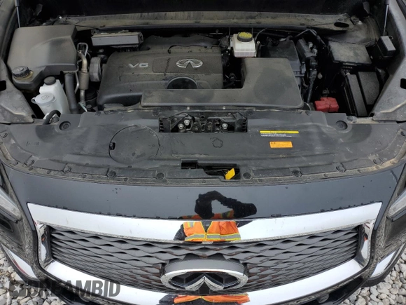 2019 Infiniti QX60 Luxe with VIN 5N1DL0MN7KC561596, listed as a Copart auction lot 53756085 with 77,041 mi miles and Salvage title. Bid and sale history available at DreamBid. Image 12.