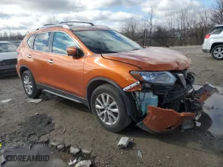 2017 Nissan Rogue SL with VIN 5N1AT2MV0HC751344, listed as a Copart auction lot 47810715 with 88,946 mi miles and Salvage Title. Bid and sale history available at carsss.com. Image 4.