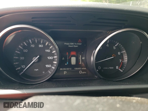 2015 Land Rover Range Rover Sport HSE with VIN SALWR2VF6FA615642, listed as a Copart auction lot 61460915 with 106,463 mi miles and Clean title. Bid and sale history available at DreamBid. Image 9.