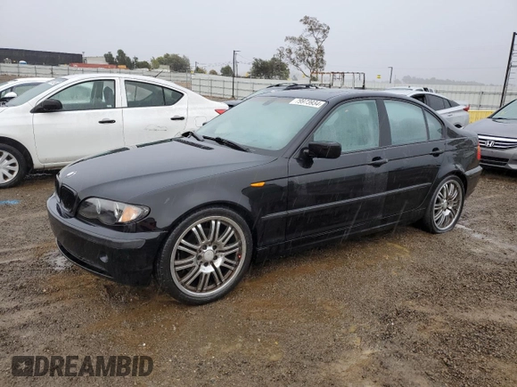 2003 BMW 3 Series 325i with VIN WBAAZ33433PH35805, listed as a Copart auction lot 79973934 with 229,711 mi miles and Clean Title. Bid and sale history available at carsss.com. Image 1.