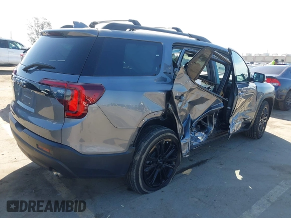 2021 GMC Acadia SLE with VIN 1GKKNKLA6MZ212742, listed as a IAAI auction lot 41808868 with 45,693 mi miles and . Bid and sale history available at DreamBid. Image 4.
