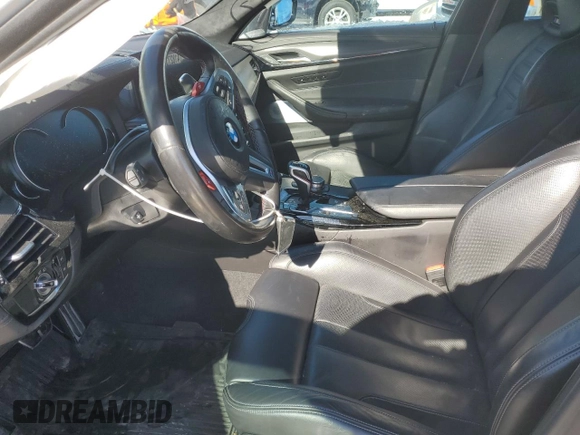 2019 BMW M5 Competition with VIN WBSJF0C51KB447883, listed as a Copart auction lot 42544553 with 14,000 mi miles. Bid and sale history available at carsss.com. Image 7.