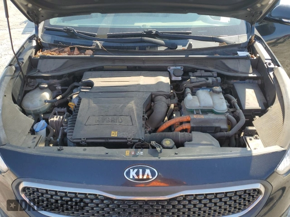 2017 Kia Niro Touring Launch Edition with VIN KNDCC3LC2H5101597, listed as a Copart auction lot 43208055 with 79,930 mi miles and Salvage Title. Bid and sale history available at carsss.com. Image 12.