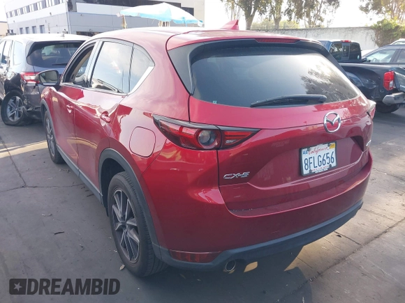 2018 Mazda CX-5 Grand Touring with VIN JM3KFBDM2J0333017, listed as a IAAI auction lot 41850431 with 85,000 mi miles. Bid and sale history available at carsss.com. Image 3.