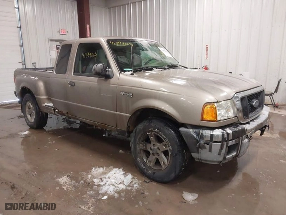 2004 Ford Ranger XL Fleet with VIN 1FTZR45E24PA65969, listed as a IAAI auction lot 41599014 with 93,779 mi miles. Bid and sale history available at carsss.com. Image 1.