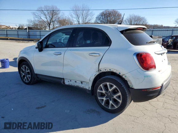 2018 FIAT 500X Urbana Edition with VIN ZFBCFXCB5JP691345, listed as a Copart auction lot 83659514 with 75,017 mi miles and Salvage Title. Bid and sale history available at carsss.com. Image 2.
