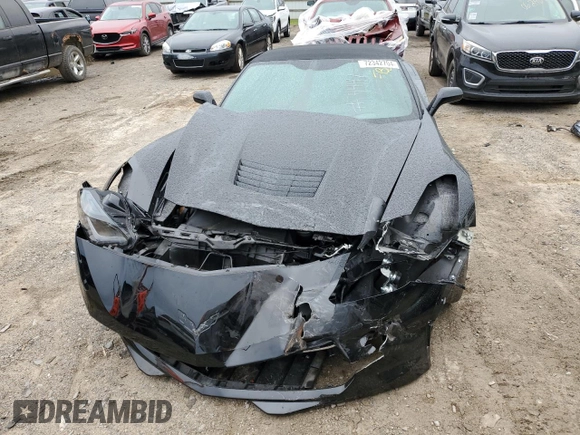 2015 Chevrolet Corvette Z51 2LT with VIN 1G1YK3D75F5125246, listed as a Copart auction lot 72342704 with 12,031 mi miles and Clean Title. Bid and sale history available at carsss.com. Image 5.