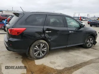 2018 Nissan Pathfinder S z VIN 5N1DR2MNXJC610928, wystawiony jako Copart lot #44451385 z przebiegiem 140 070 mil mil oraz Szkoda całkowita • Salvage title. Historia ofert i sprzedaży dostępna na DreamBid. Obrazek 3.