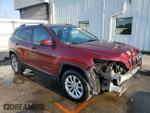 2020 Jeep Cherokee Latitude with VIN 1C4PJMCB1LD615721, listed as a Copart auction lot 53519125 with 98,668 mi miles and Salvage title. Bid and sale history available at DreamBid. Image 4.