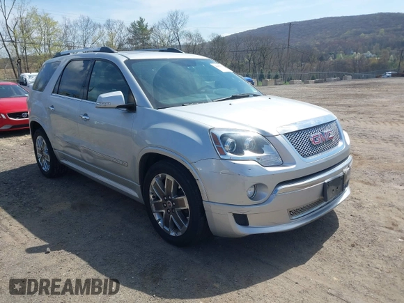 2012 GMC Acadia Denali with VIN 1GKKVTED5CJ369415, listed as a IAAI auction lot 42086763 with 153,468 mi miles. Bid and sale history available at carsss.com. Image 1.