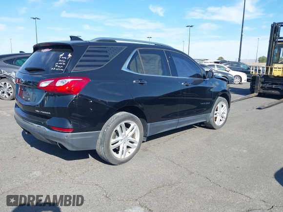 2019 Chevrolet Equinox Premier with VIN 3GNAXYEX2KL290677, listed as a IAAI auction lot 41445288 with 32,503 mi miles. Bid and sale history available at carsss.com. Image 4.