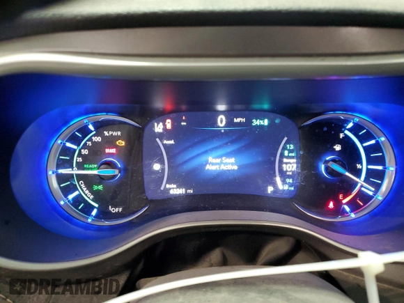 2023 Chrysler Pacifica Hybrid Touring L with VIN 2C4RC1L75PR611607, listed as a Copart auction lot 61475985 with 63,241 mi miles and Clean title. Bid and sale history available at DreamBid. Image 9.