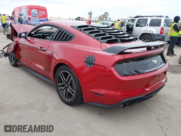 2020 Ford Mustang EcoBoost with VIN 1FA6P8TH4L5189982, listed as a IAAI auction lot 42065871 with 67,942 mi miles. Bid and sale history available at carsss.com. Image 3.