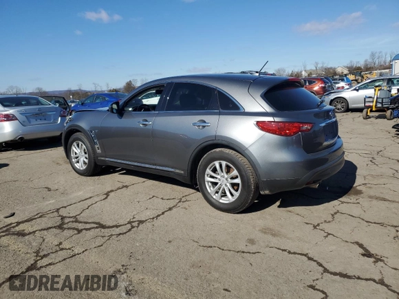 2016 Infiniti QX70 z VIN JN8CS1MW2GM751247, wystawiony jako Copart lot #44901785 z przebiegiem 83 920 mil mil oraz Szkoda całkowita • Salvage title. Historia ofert i sprzedaży dostępna na DreamBid. Obrazek 2.