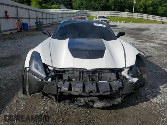 2015 Chevrolet Corvette Z06 3LZ with VIN 1G1YT2D6XF5602168, listed as a Copart auction lot 56561745 with 28,660 mi miles and Salvage title. Bid and sale history available at DreamBid. Image 5.
