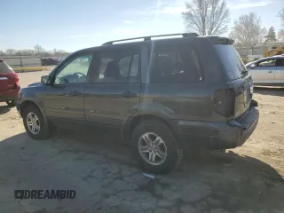 2004 Honda Pilot EX with VIN 2HKYF18534H587990, listed as a Copart auction lot 43003585 with 283,562 mi miles and Salvage Title. Bid and sale history available at DreamBid. Image 2.