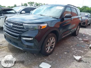 2022 Ford Explorer XLT z VIN 1FMSK8DH0NGC02932, wystawiony jako IAAI lot #42557795 z przebiegiem 90 991 mil mil oraz . Historia ofert i sprzedaży dostępna na DreamBid. Obrazek 2.