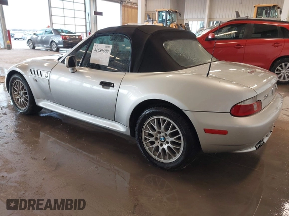 2001 BMW Z3 2.5 z VIN WBACN33431LM00114, wystawiony jako IAAI lot #41689600 z przebiegiem 91 636 mil mil oraz . Historia ofert i sprzedaży dostępna na DreamBid. Obrazek 3.
