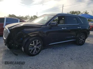 2021 Hyundai Palisade Limited z VIN KM8R54HE6MU193619, wystawiony jako Copart lot #54474865 z przebiegiem 115 192 mil mil oraz Szkoda całkowita • Salvage title. Historia ofert i sprzedaży dostępna na DreamBid. Obrazek 1.