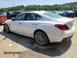 2020 Genesis G70 2.0T с VIN KMTG64LA6LU062350, выставлен на аукционе Copart как лот 68946374 с пробегом 27 480 миль миль и Списание • Salvage title. История ставок и продаж доступна на DreamBid. Изображение 2.