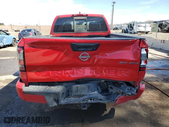 2022 Nissan Frontier S with VIN 1N6ED1CM5NN614483, listed as a Copart auction lot 68372074 with 31,547 mi miles and Salvage Title. Bid and sale history available at carsss.com. Image 6.