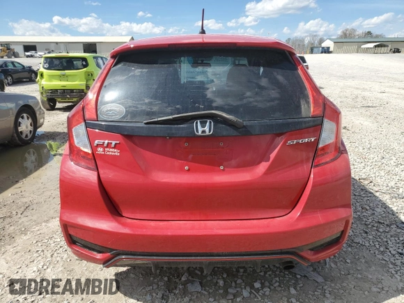 2018 Honda Fit Sport with VIN 3HGGK5H63JM709682, listed as a Copart auction lot 49646605 with 221,758 mi miles and Salvage Title. Bid and sale history available at carsss.com. Image 6.