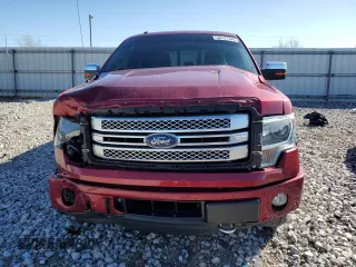 2014 Ford F-150 XL with VIN 1FTFW1ET4EFC14334, listed as a Copart auction lot 50131345 with 131,528 mi miles and Salvage Title. Bid and sale history available at carsss.com. Image 5.