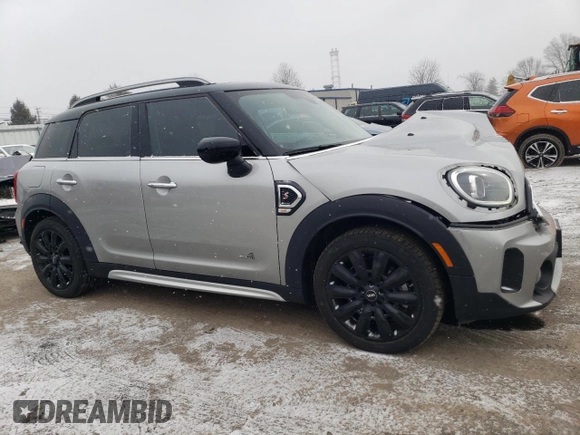2024 MINI Countryman Cooper S with VIN WMZ83BR01R3S11454, listed as a Copart auction lot 46306335 with 14,667 mi miles and Salvage Title. Bid and sale history available at carsss.com. Image 4.