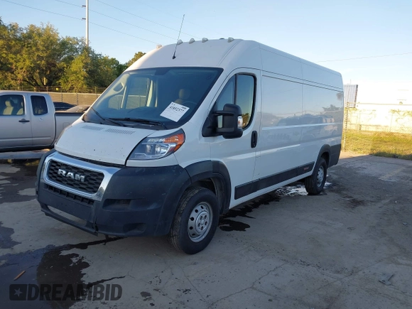 2018 Ram ProMaster Cargo with VIN 3C6URVJG6JE139744, listed as a IAAI auction lot 41852377 with 184,975 mi miles. Bid and sale history available at carsss.com. Image 17.
