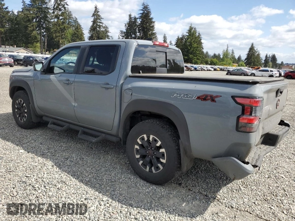 2023 Nissan Frontier SV with VIN 1N6ED1EKXPN610735, listed as a Copart auction lot 56197375 with 55,005 mi miles and Salvage title. Bid and sale history available at DreamBid. Image 2.