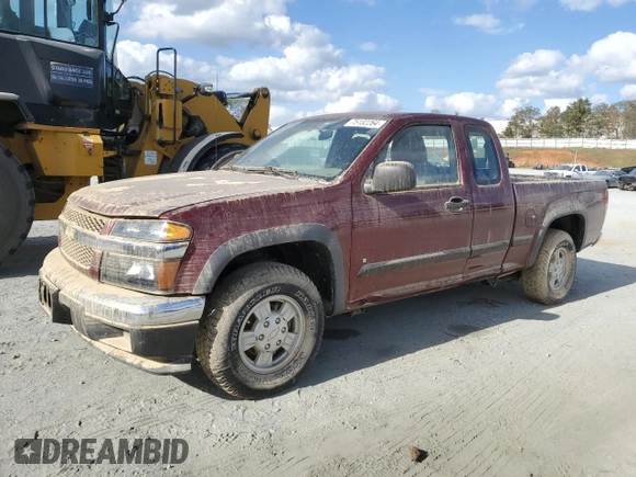 2007 Chevrolet Colorado Work Truck with VIN 1GCDT19E678185650, listed as a Copart auction lot 75132264 with 0 mi miles and Non Repairable. Bid and sale history available at carsss.com. Image 1.