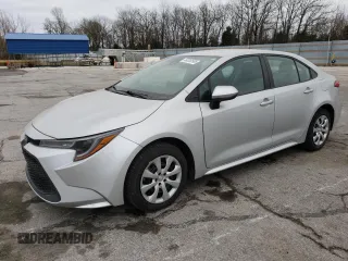 2022 Toyota Corolla LE with VIN 5YFEPMAE9NP329537, listed as a Copart auction lot 50352565 with 52,847 mi miles and Salvage Title. Bid and sale history available at carsss.com. Image 1.