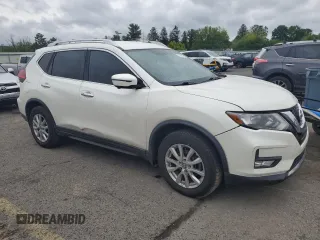 2017 Nissan Rogue SV with VIN KNMAT2MV1HP521146, listed as a Copart auction lot 57666445 with 123,010 mi miles and Salvage title. Bid and sale history available at DreamBid. Image 4.