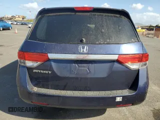 2014 Honda Odyssey EX-L with VIN 5FNRL5H64EB114757, listed as a Copart auction lot 48129915 with 136,822 mi miles and Salvage Title. Bid and sale history available at DreamBid. Image 6.
