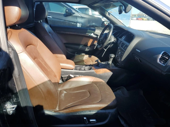 2013 Audi A5 2.0T Premium Plus with VIN WAUJFAFHXDN002897, listed as a Copart auction lot 82931334 with 0 mi miles and Non Repairable. Bid and sale history available at carsss.com. Image 10.