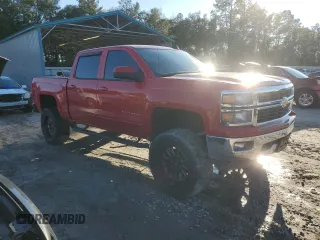 2015 Chevrolet Silverado 1500 LT with VIN 3GCUKREC9FG115929, listed as a Copart auction lot 46084825 with 126,478 mi miles and Salvage Title. Bid and sale history available at DreamBid. Image 4.