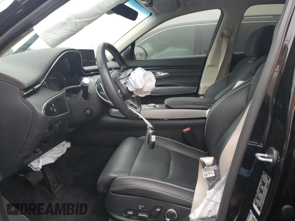 2023 Genesis GV70 Advanced with VIN 5NMMCET14PH000281, listed as a Copart auction lot 57876395 with 24,842 mi miles and Salvage title. Bid and sale history available at DreamBid. Image 7.