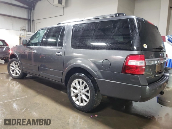 2017 Ford Expedition EL Limited with VIN 1FMJK2AT1HEA83273, listed as a Copart auction lot 84291024 with 100,845 mi miles and Salvage Title. Bid and sale history available at carsss.com. Image 2.